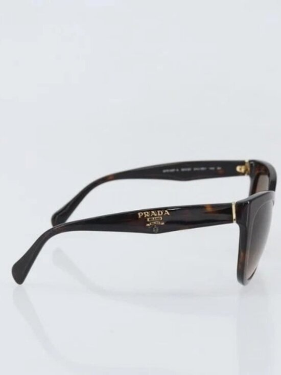 PRADA Sunglasses plastic Brown Auth bs33301 main image 6